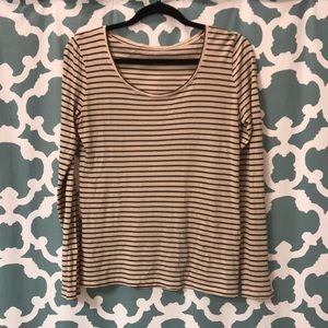 Ann Taylor Casual Striped Shirt